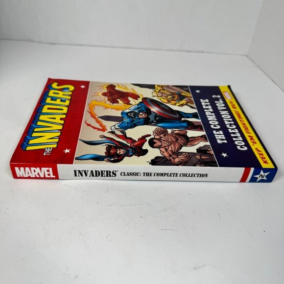 Invaders Classic The Complete Collection Vol 2 Roy Thomas Don Glut Marvel Comics - Picture 2 of 8